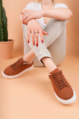 Luis a Costa LC101 Taba Süet Kadın Sneaker